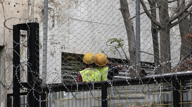Greek police secured the building plot for planned mosque in Athens