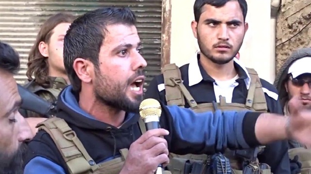 Mahmoud Halu Abu Hamza, a commander of the FSA's Ahfad Salahaddin ("Descendants of Saladin") Brigade