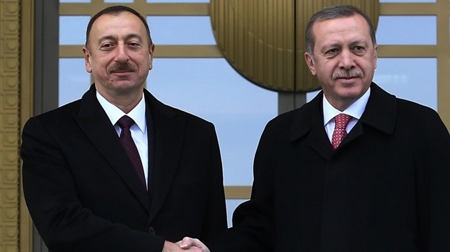 Azerbaycan Cumhurbaşkanı Ilham Aliyev ve Cumhurbaşkanı Recep Tayyip Erdoğan


