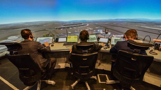360 derecelik görsel kule ortamında oluşturulan tesiste tüm Havalimanlarının üç boyutlu modelleri üretilebilecek.