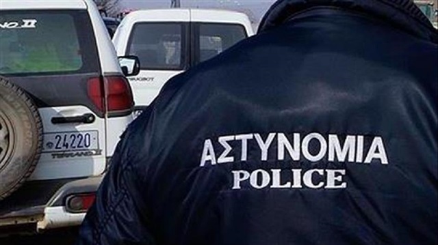 A greek police officer in Athens, Greece
