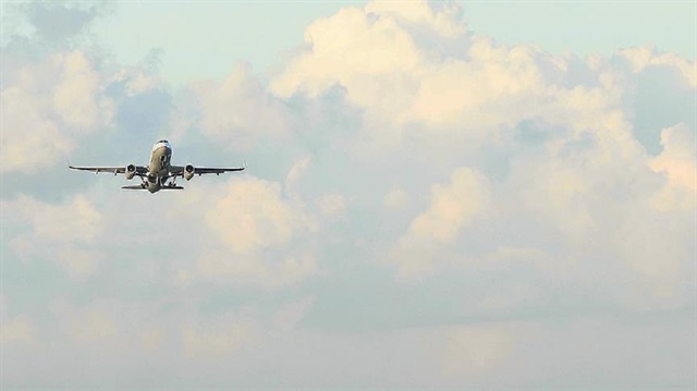 A plane takes off from Nairobi, Kenya