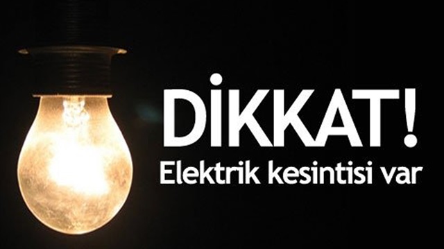 Burdur’da planlı elektrik kesintisi uygulanacak.