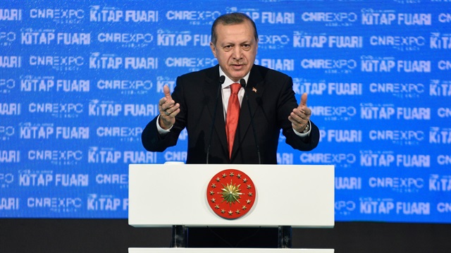Cumhurbaşkanı Recep Tayyip Erdoğan CNR Kitap Fuarı'nın açılışında konuştu.  
