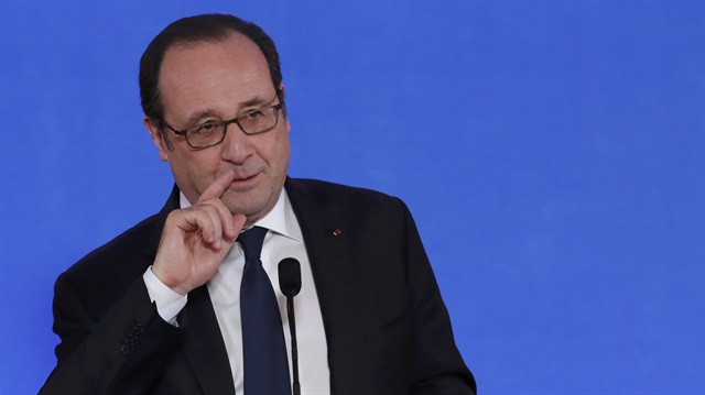 Hollande said Trump should show support for U.S. allies.
