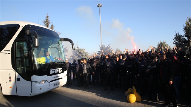 Fenerbahçe kafilesi, Gaziantep'te