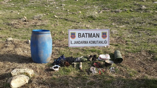 Batman'da PKK’ya ait sığınak imha edildi
