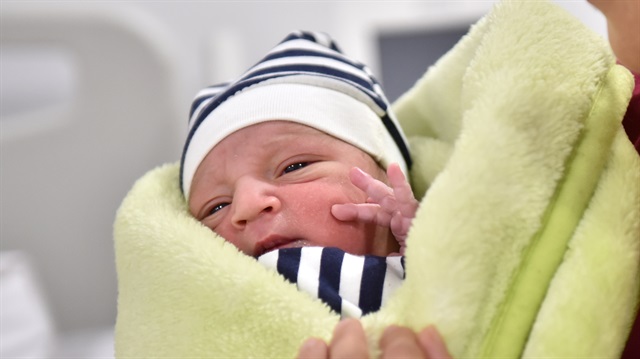 Mersin Şehir Hastanesinde ilk bebek heyecanı yaşandı.