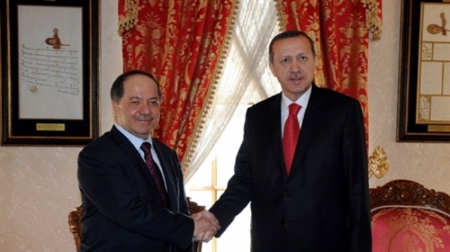 أردوغان وبارزاني يبحثان العلاقات الاقتصادية وعملية تحرير الموصل