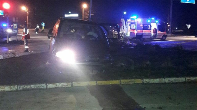 Edirne İpsala'da trafik kazası 