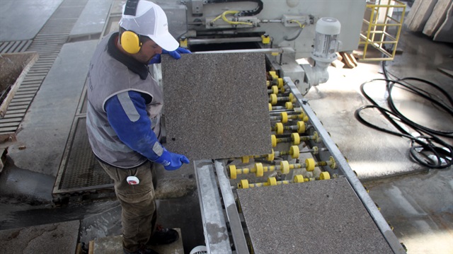 Van'da üretilen granit, yapımı süren İstanbul 3. Havalimanı'nda kullanılacak.