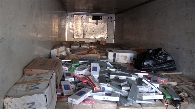 Diyarbakır’da 327 bin 400 paket kaçak sigara ele geçirildi