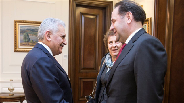 Başbakan Yıldırım, Sırbistan Başbakan Yardımcısı Ljajic'i Çankaya Köşkü'nde kabul etti.