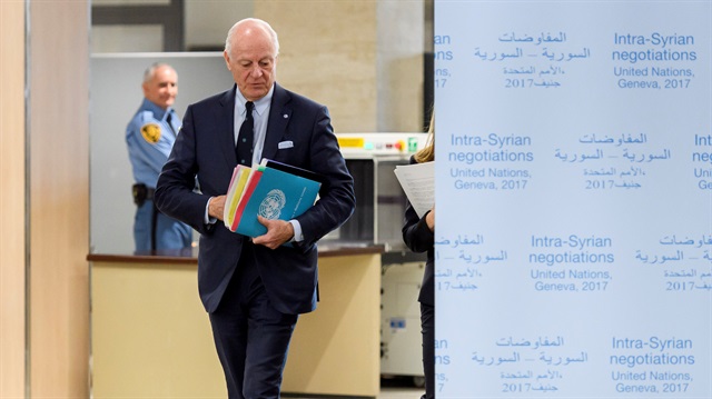 BM Suriye Özel Temsilcisi Mistura, muhaliflerle görüştü.