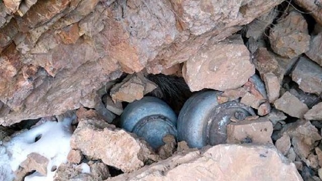 Ağrı'da PKK mağaraları imha edildi