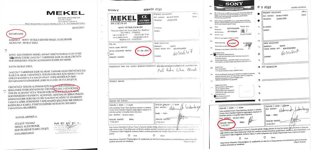 Sony Yetkili Servisinden Ihtarname Gibi Cevap