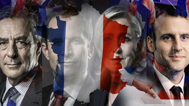 Fransa'da ilk turu Nisan ayında yapılacak olan seçimlerde anketlere göre kazanma ihtimali en yüksek olan dört aday var: Merkez sağın adayı François Fillon, sosyalistlerin adayı Benoit Hamon, aşırı sağın adayı Marine Le Pen, Yürüyüş hareketinin lideri Emmanuel Macron. 
