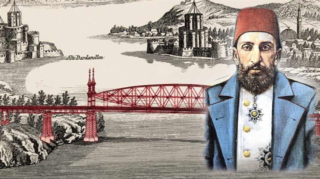 Çanakkale Köprüsü'nün aslında 138 yıl önce Sultan 2. Abdülhamid tarafından projelendirildiği ortaya çıktı.