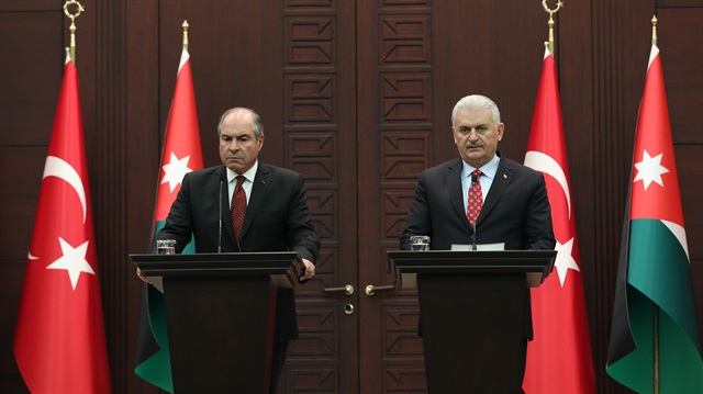 Jordanian PM Hani Al-Mulki in Ankara