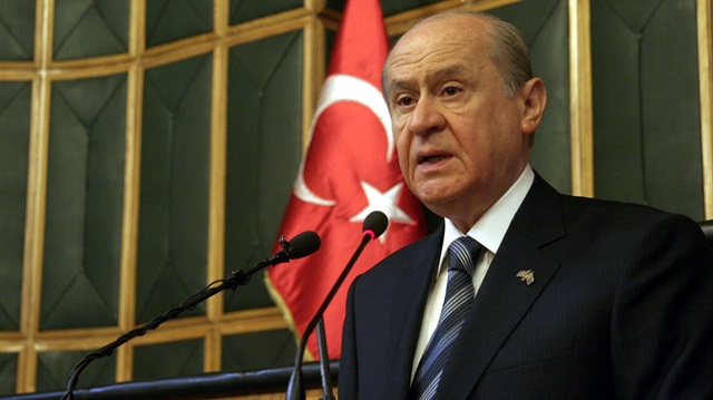 MHP Genel Başkanı Devlet Bahçeli.