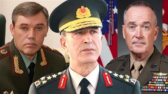 Turkey's Military Chief meets with Russian, US counterparts