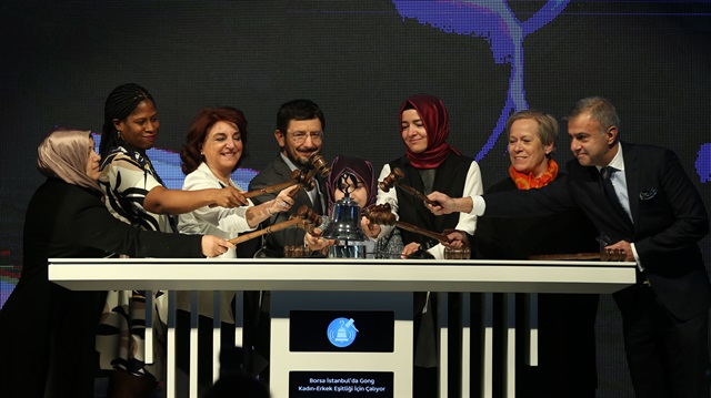 Borsa İstanbul'da gong Kadın-Erkek eşitliği için çaldı.
