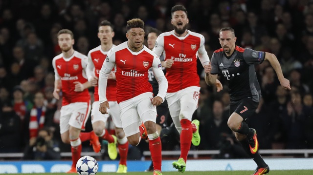 Bayern Münih'in Arsenal'i 5-1'lik skorlarla mağlup ederek çeyrek finale çıktı.