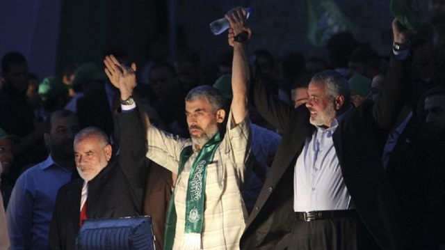Filistin'de faaliyet gösteren direniş hareketi Hamas'ın üst düzey yöneticileri.