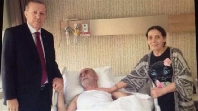 Cumhurbaşkanı Erdoğan, cezaevinden arkadaşı olan Muzaffer Balcan'ı hastanede ziyaret etti.