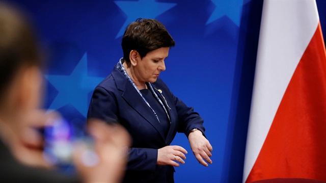 Polonya Başbakanı Beata Szydlo, AB Zirvesi'nin sonuç bildirgesini veto etti.