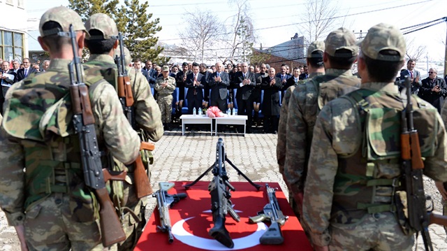 Erzurum'da 20 korucu yemin ederek göreve başladı.