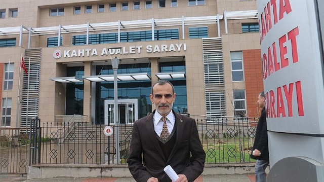 Mehmet Öztürk lodges the complaint with the Adiyaman Public Prosecutor's Office