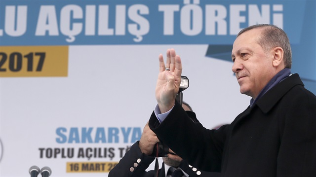 Cumhurbaşkanı Erdoğan Sakarya'da vatandaşlara hitap etti. 