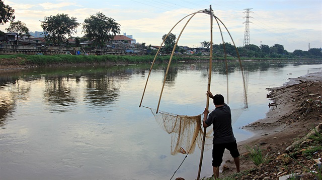 أسماك الأنهار الملوثة... لقمة عيش فقراء جاكارتا