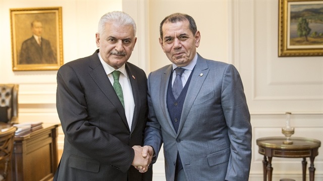 Başbakan Binali Yıldırım ile Dursun Özbek'in görüşmesi basına kapalı gerçekleşti.