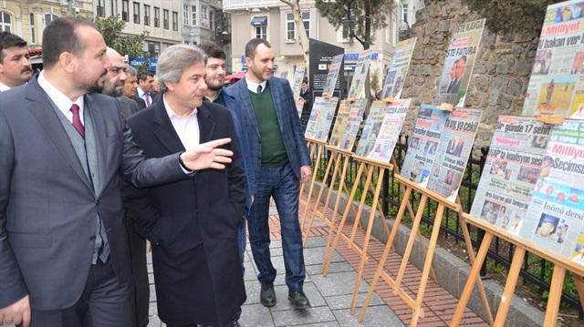 Beyoğlu Belediye BaşkanıAhmet Misbah Demircan sergiyi ziyaret etti.