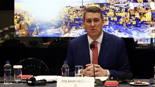 Vodafone Türkiye CEO’su Colman Deegan, basın mensuplarıyla Vodafone Arena’da bir araya geldi.