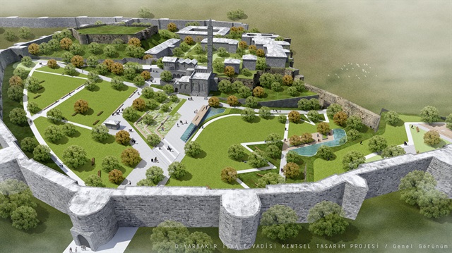 Diyarbakır'ın tarihi Sur ilçesi, adeta yeniden inşa ediliyor.