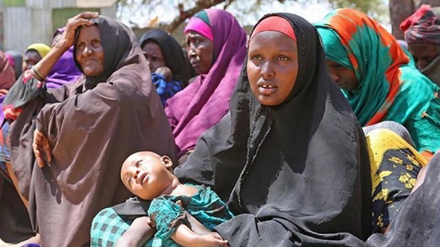 
Somali'de yaşam kuraklık tehdidi altında.