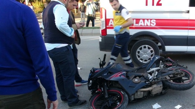 Edirne’de motosiklet kazası: 1 ağır yaralı