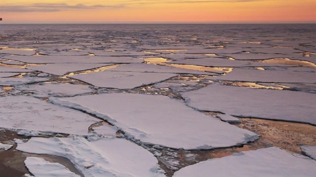 Deniz buzu örtüsü 1981-2010 Yılları arasında ölçülen ortalama genişlikten 2 milyon kilometrekare daha az oldu belirlendi.