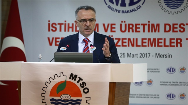 Maliye Bakanı Naci Ağbal Mersin'de açıklamalarda bulundu.