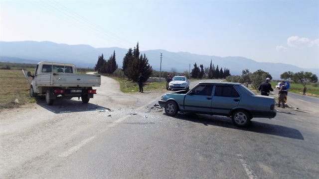 Aydın'da trafik kazası; 4 yaralı