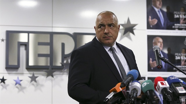 Former Bulgarian prime minister and leader of centre-right GERB party Boiko Borisov