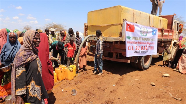 Turkish aid agency İHH will distribute water, food in Somalia's stricken Bay region