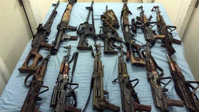 Tatvan'daki operasyonda çok sayıda silah ve mühimmat ele geçirildi. 
