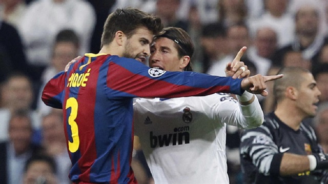 Barcelonalı Pique'nin Real Madrid ile ilgili sözlerine Ramos cevap verdi.
