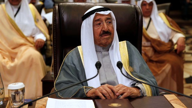 Emir of Kuwait Sabah Al-Ahmad Al-Jaber Al-Sabah attends the 28th Ordinary Summit of the Arab League
