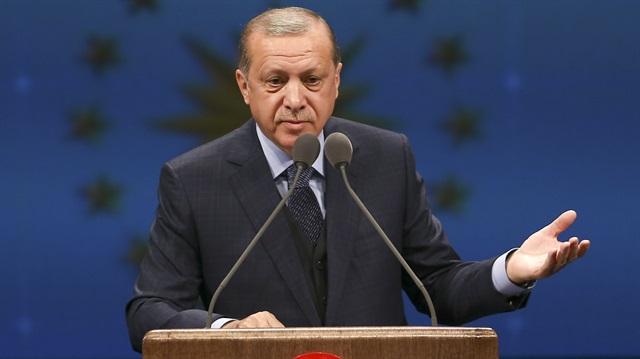 Cumhurbaşkanı Erdoğan "Güzel Bir Türkiye İçin Tabii ki Evet" programı​nda konuşuyor. ​ 