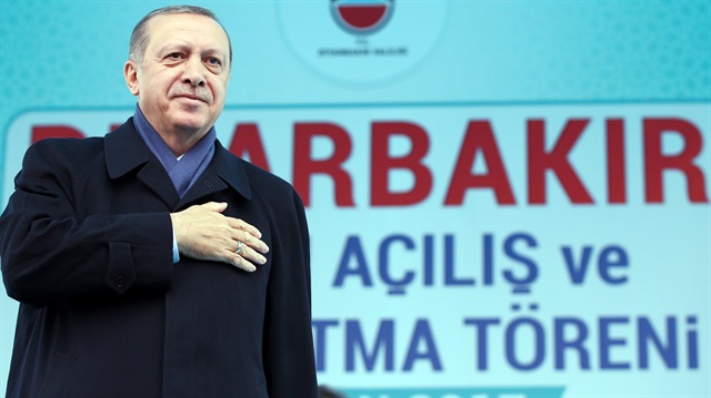 Cumhurbaşkanı Recep Tayyip Erdoğan Diyabakır'da toplu açılış töreninde konuştu